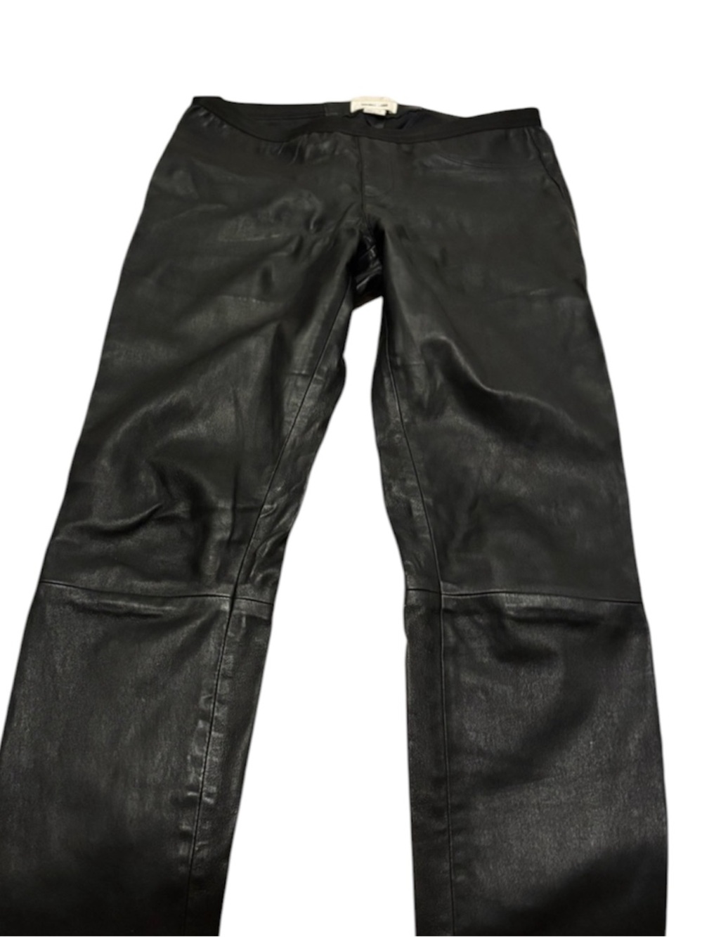 Helmut Lang Black Leather Pants